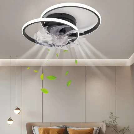 Smart LED Ceiling Fan – Quiet Operation, App & Remote Control