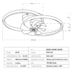 Smart LED Ceiling Fan – Quiet Operation, App & Remote Control - Image 6