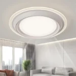 Modern Bladeless LED Ceiling Fan – Remote Control, 6-Speed, Bedroom Lamp - Image 2