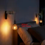 Retro Wood LED Wall Lamp – Industrial Night Light for Bedroom & Bathroom - Image 5