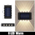 Decorative Solar Wall Light – Outdoor LED Landscape Lamp for Garden, Patio & Fence - Image 3