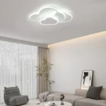 Modern Cloud LED Ceiling Lamp – 3-Color Acrylic Light for Living & Kid’s Room - Image 5