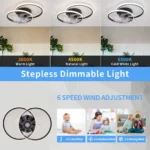 Smart LED Ceiling Fan – Quiet Operation, App & Remote Control - Image 5