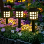2-Pack Solar Pathway Lights – Waterproof Outdoor Garden & Yard Lamps - Image 3