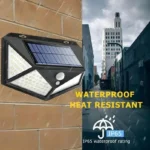 Solar-Powered Garden Lamp – LED Outdoor Light with Motion Sensor, Waterproof - Image 4