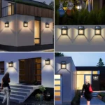 Solar Wall Light Outdoor Waterproof LED Motion Sensor Lamp - Image 6