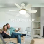 LED Ceiling Fan Light – 40W, Adjustable Modes, Remote Control, Living Room - Image 5
