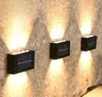 Decorative Solar Wall Light – Outdoor LED Landscape Lamp for Garden, Patio & Fence