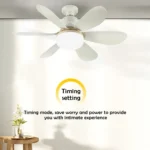 LED Ceiling Fan Light – 40W, Adjustable Modes, Remote Control, Living Room - Image 4