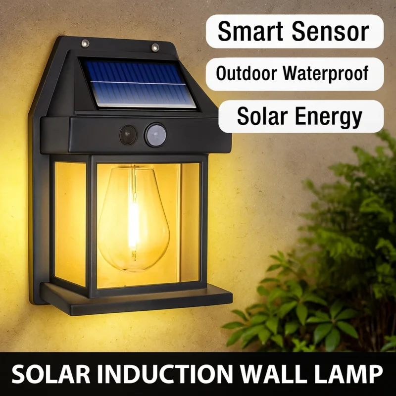 Solar Wall Light Outdoor Waterproof LED Motion Sensor Lamp