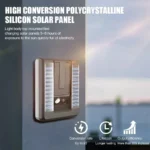 Foldable LED Solar Wall Light – 120° Motion Sensor Waterproof Outdoor Lamp - Image 3