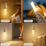 Smart Motion Sensor LED Night Light – Rechargeable Magnetic Wall Lamp - Image 2