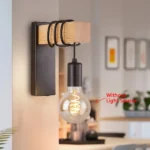 Retro Wood LED Wall Lamp – Industrial Night Light for Bedroom & Bathroom - Image 6
