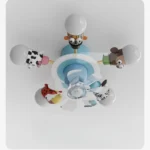 Nordic Cartoon LED Ceiling Fan Light – Children’s Bedroom Boys & Girls - Image 6