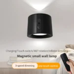 LED Wall Sconce Light – Double Head, Wireless, USB Rechargeable, 3 Colors - Image 2