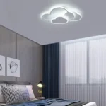 Modern Cloud LED Ceiling Lamp – 3-Color Acrylic Light for Living & Kid’s Room - Image 6