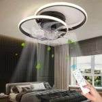 Smart LED Ceiling Fan – Quiet Operation, App & Remote Control - Image 2