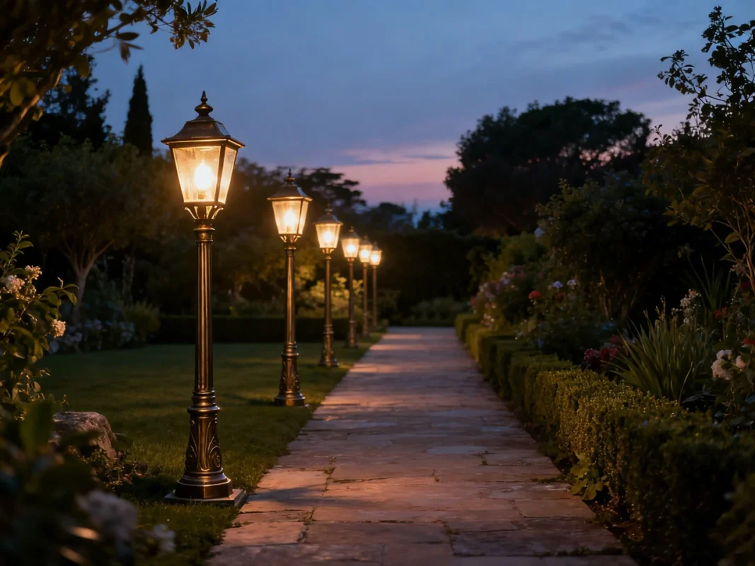 outdoor post lantern