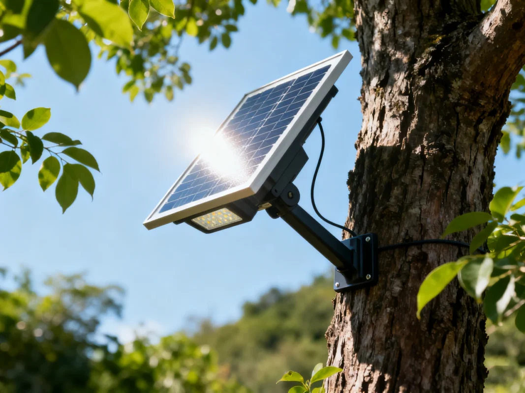 solar outdoor tree lights