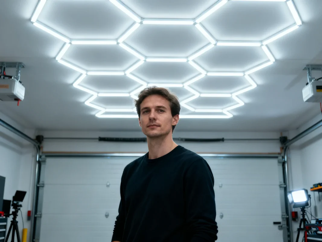 garage
hexagonal garage lights