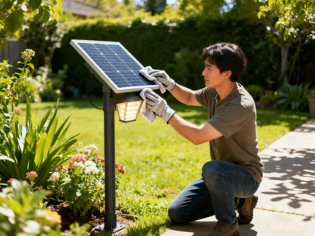 how to fix solar lights