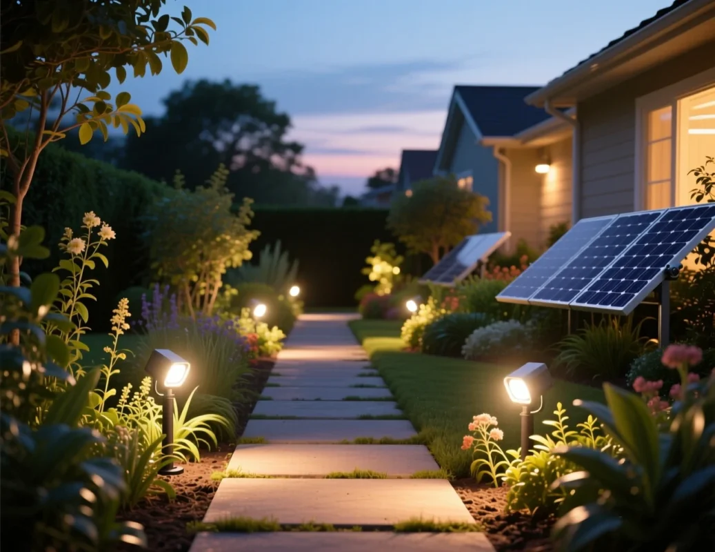 high lumen solar spot lights