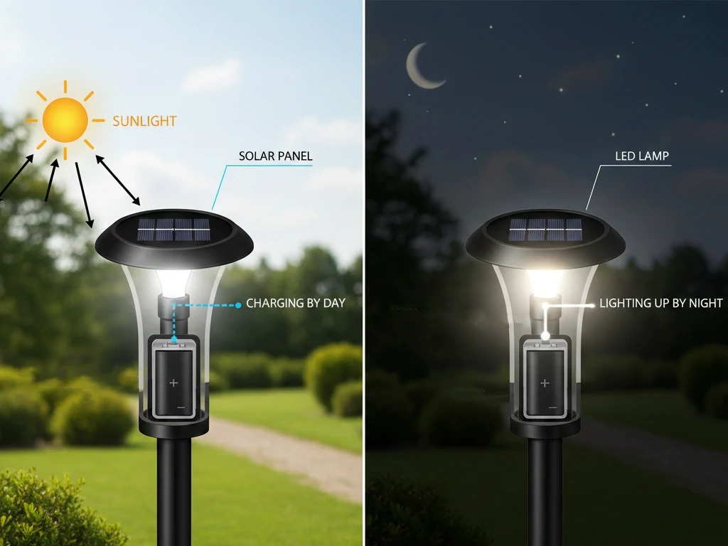 how do solar lights work