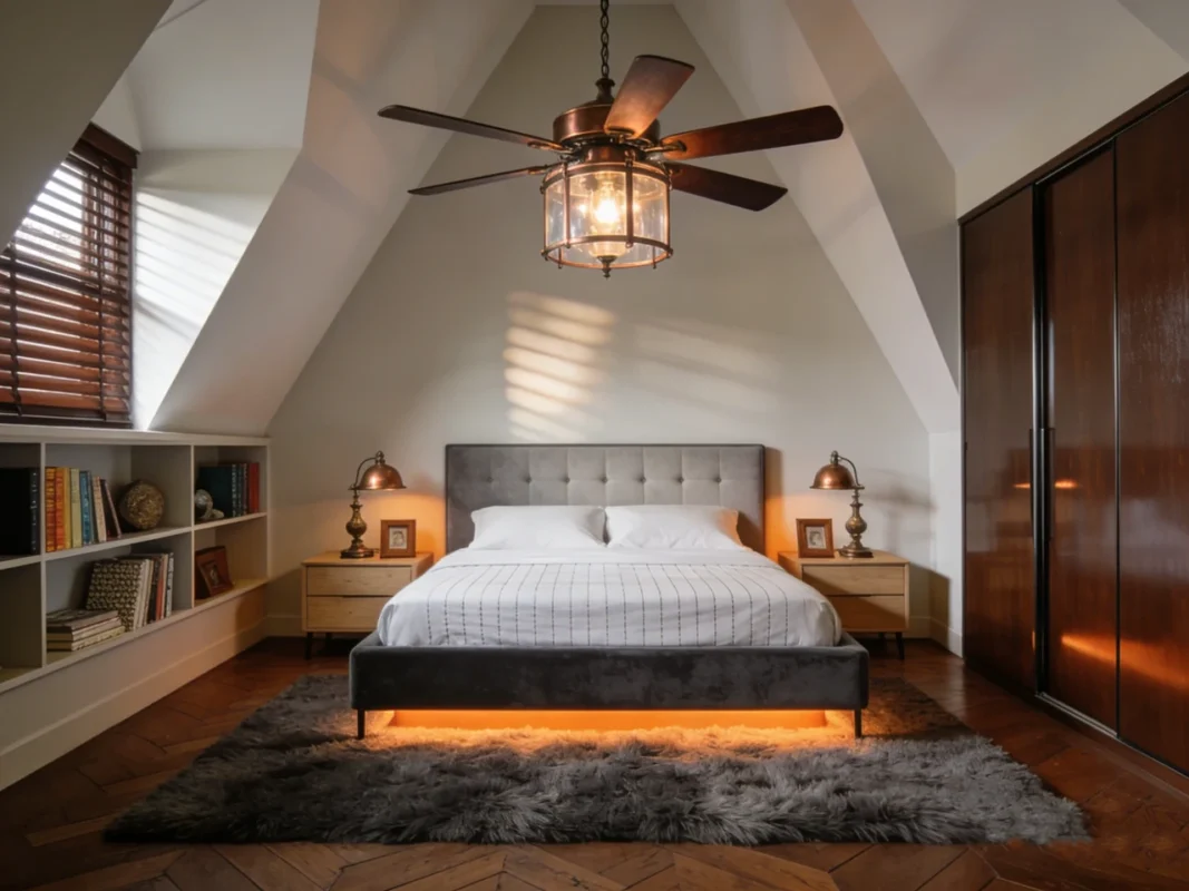 ceiling fan for cathedral ceiling