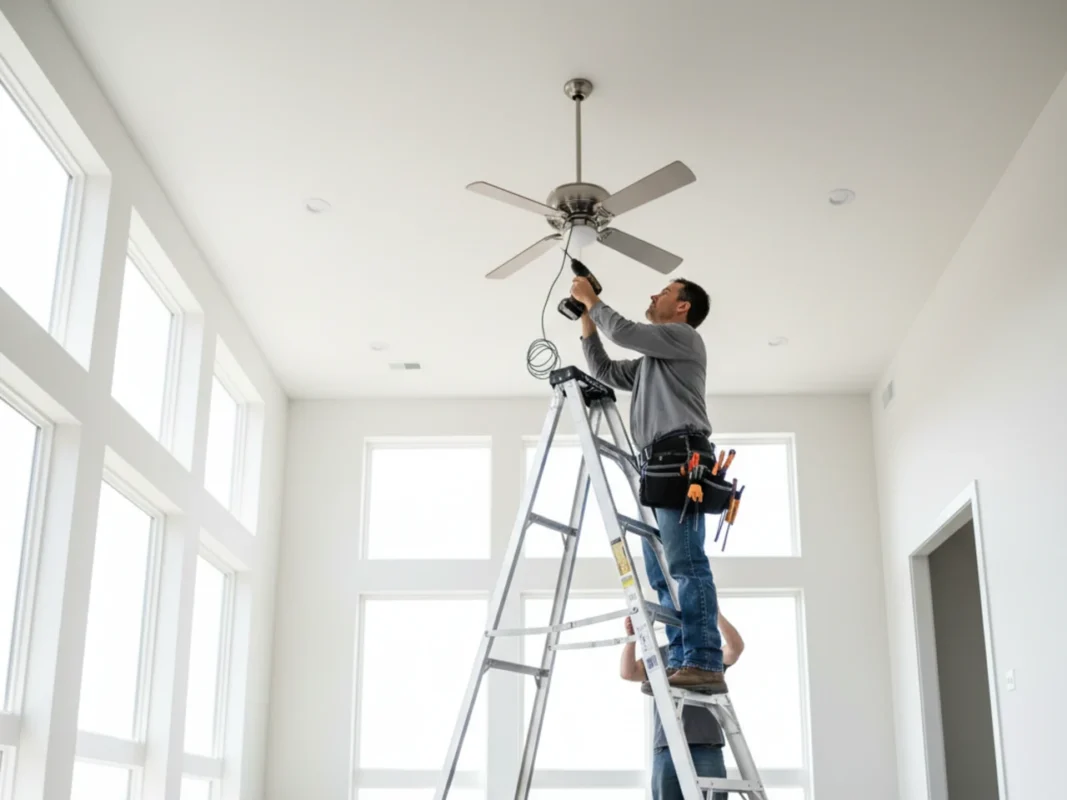average cost to install ceiling fan