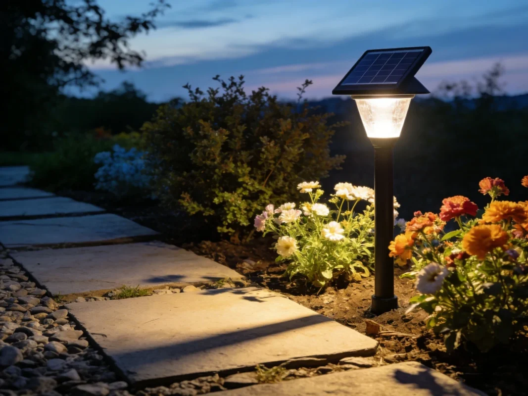 solar light fence post caps