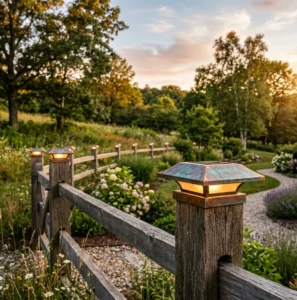 solar post cap lights 4x4