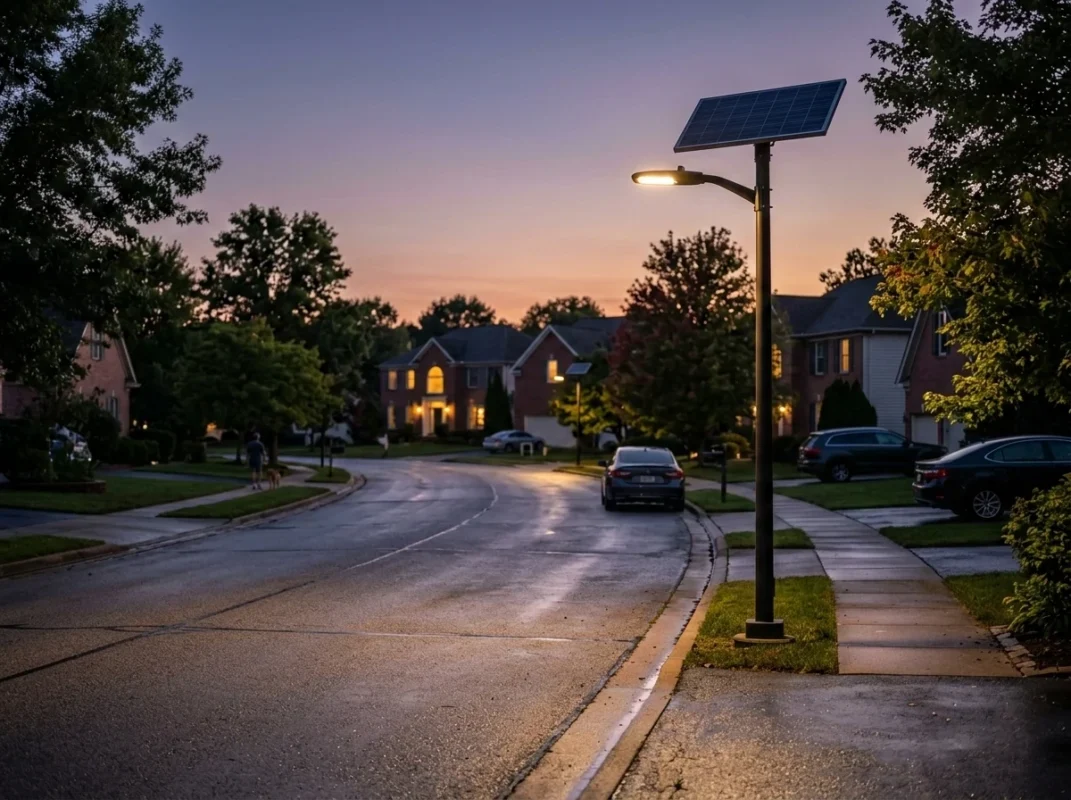 solar street lights outdoor