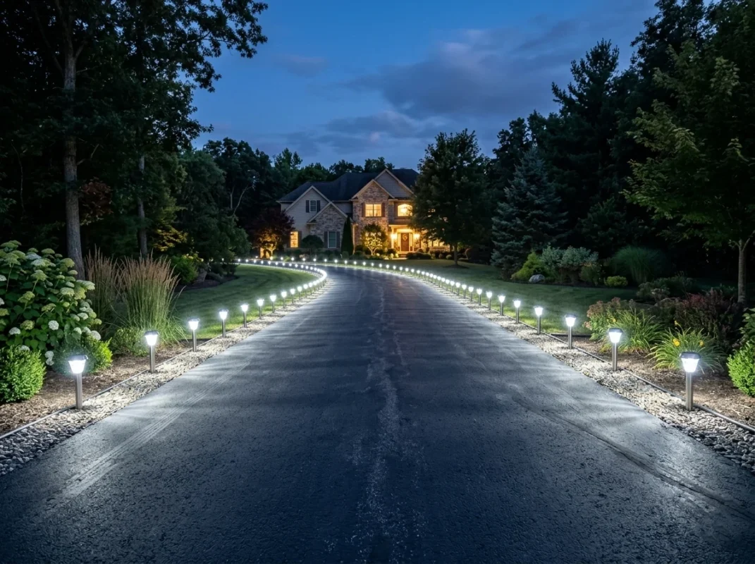 solar pathway lights bright white