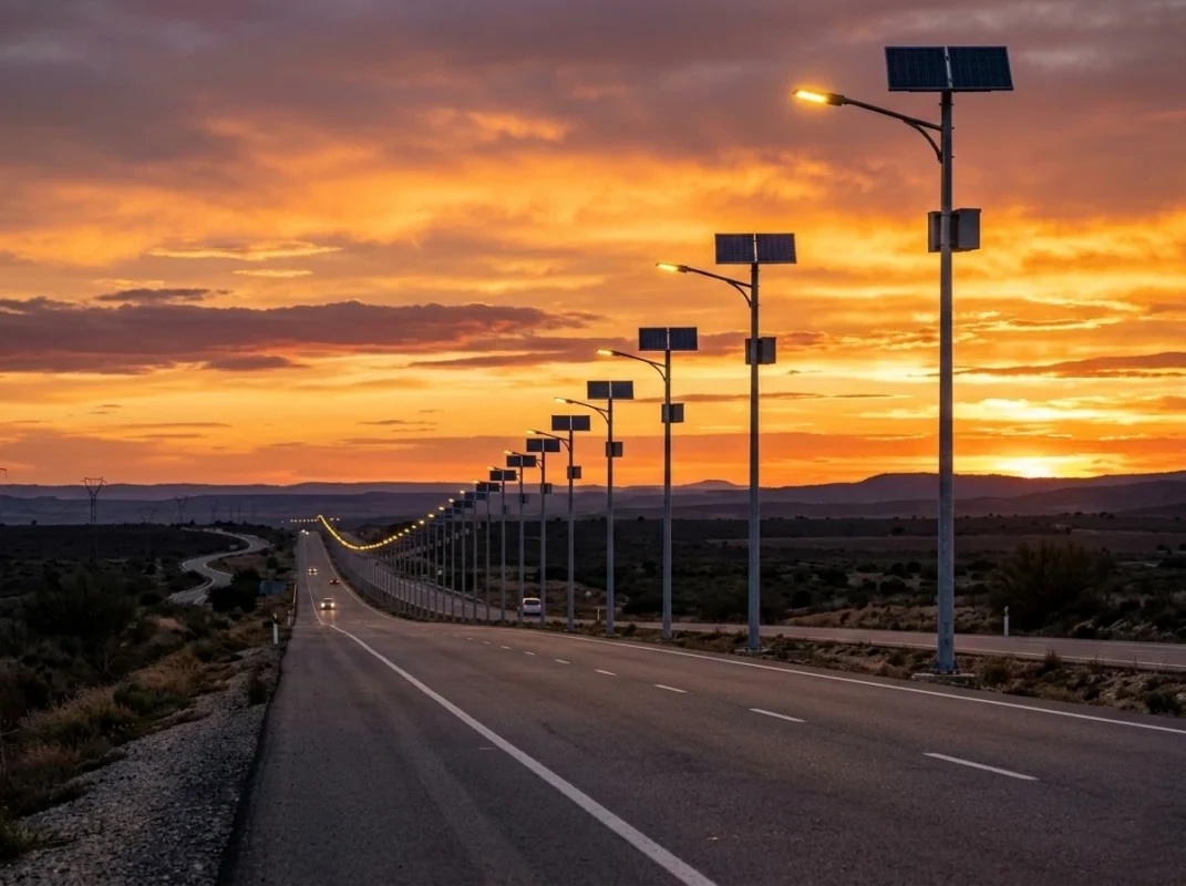 solar street lights outdoor