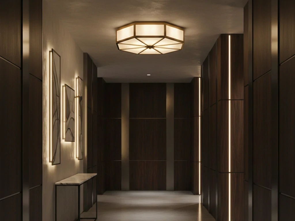 how to measure a round flush light