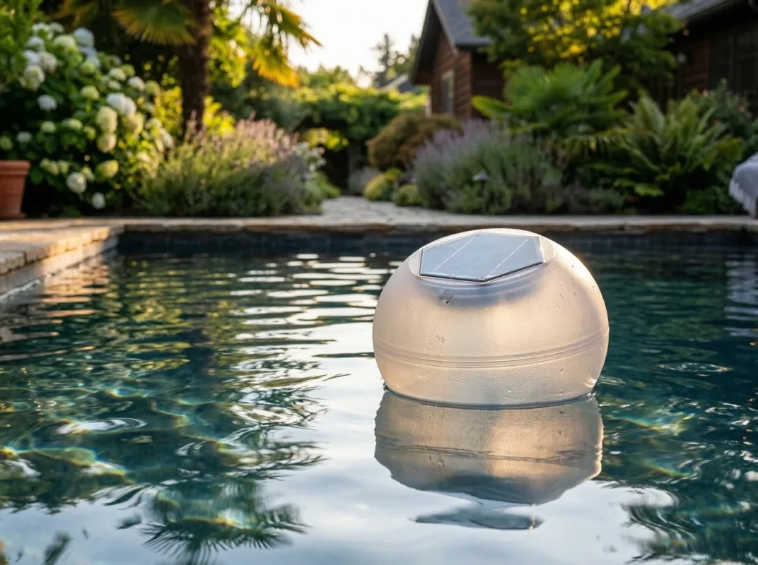 solar pond lights floating