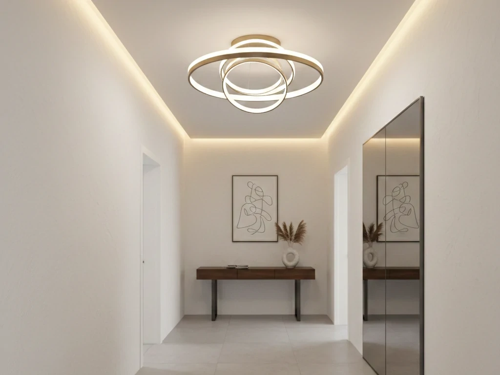 flush mount hallway ceiling lights