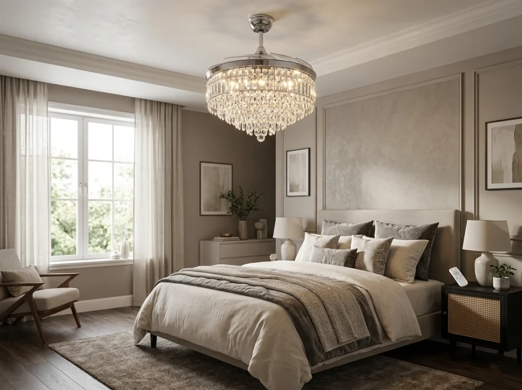 crystal fandelier for bedroom
