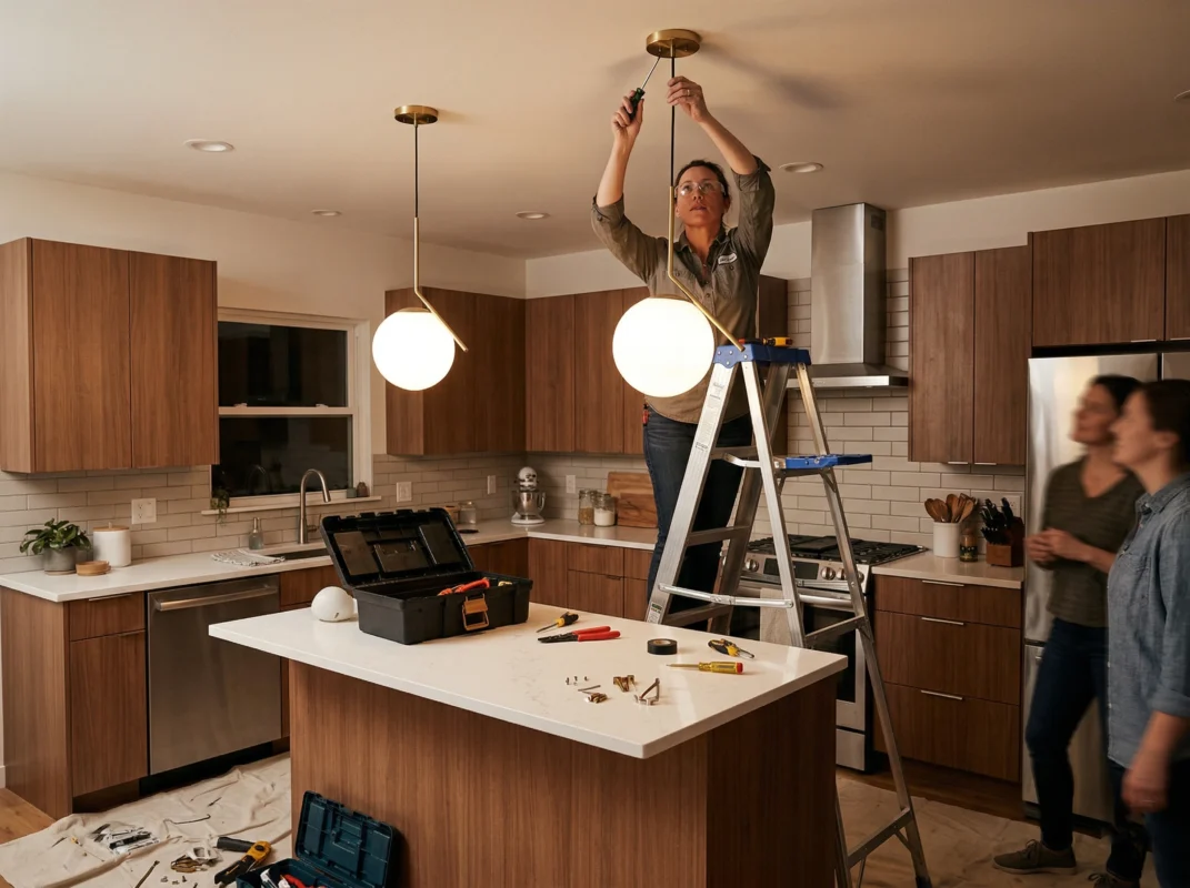 single bulb mcm pendant