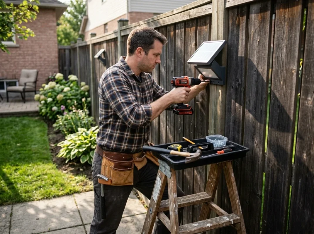 up and down solar wall light