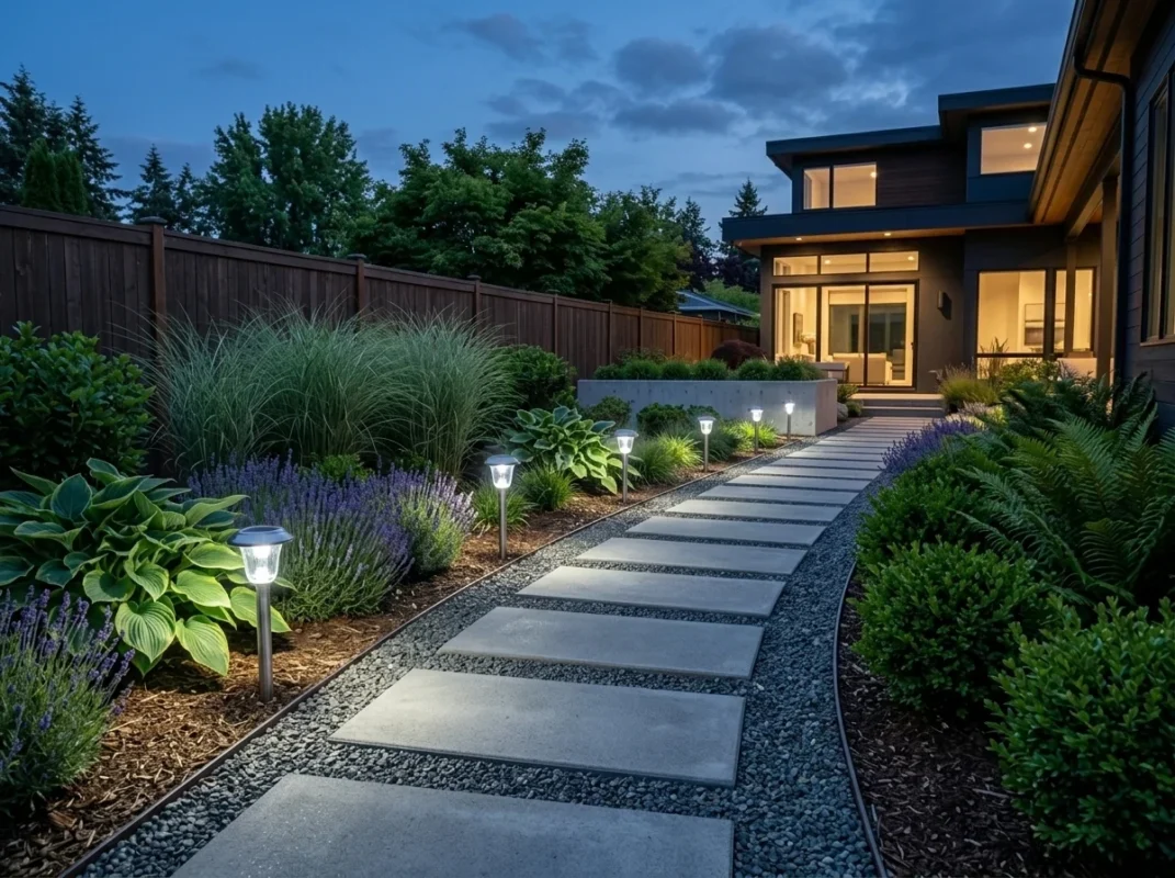 modern solar garden lights